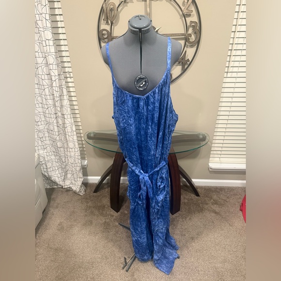 Ashley Stewart Dresses & Skirts - Ashley Stewart Blue Sleeveless Dress Size 32‎ NWT